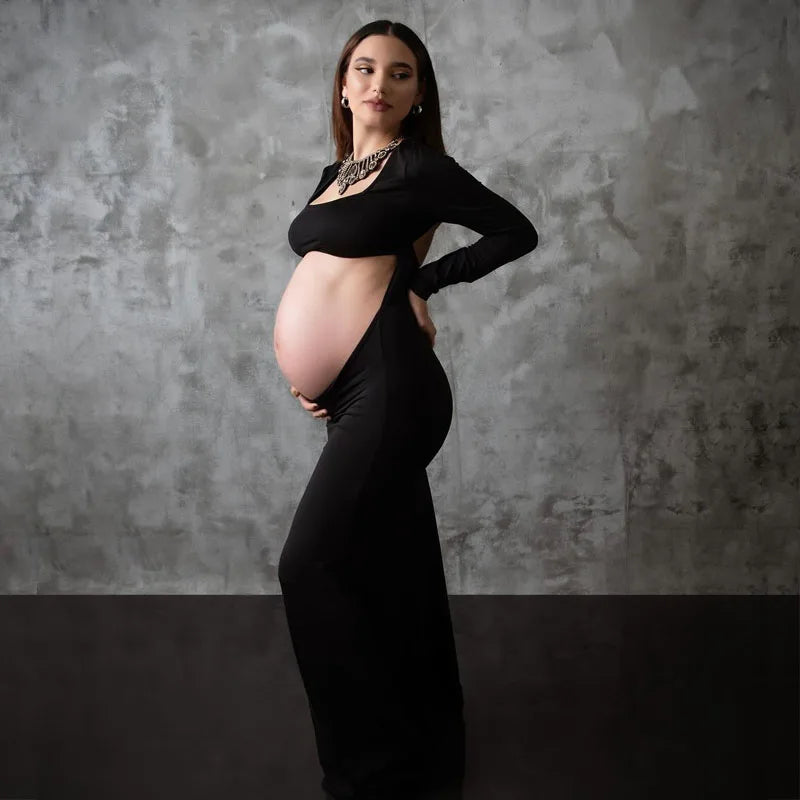 Elegant Maternity Bodycon Dress
