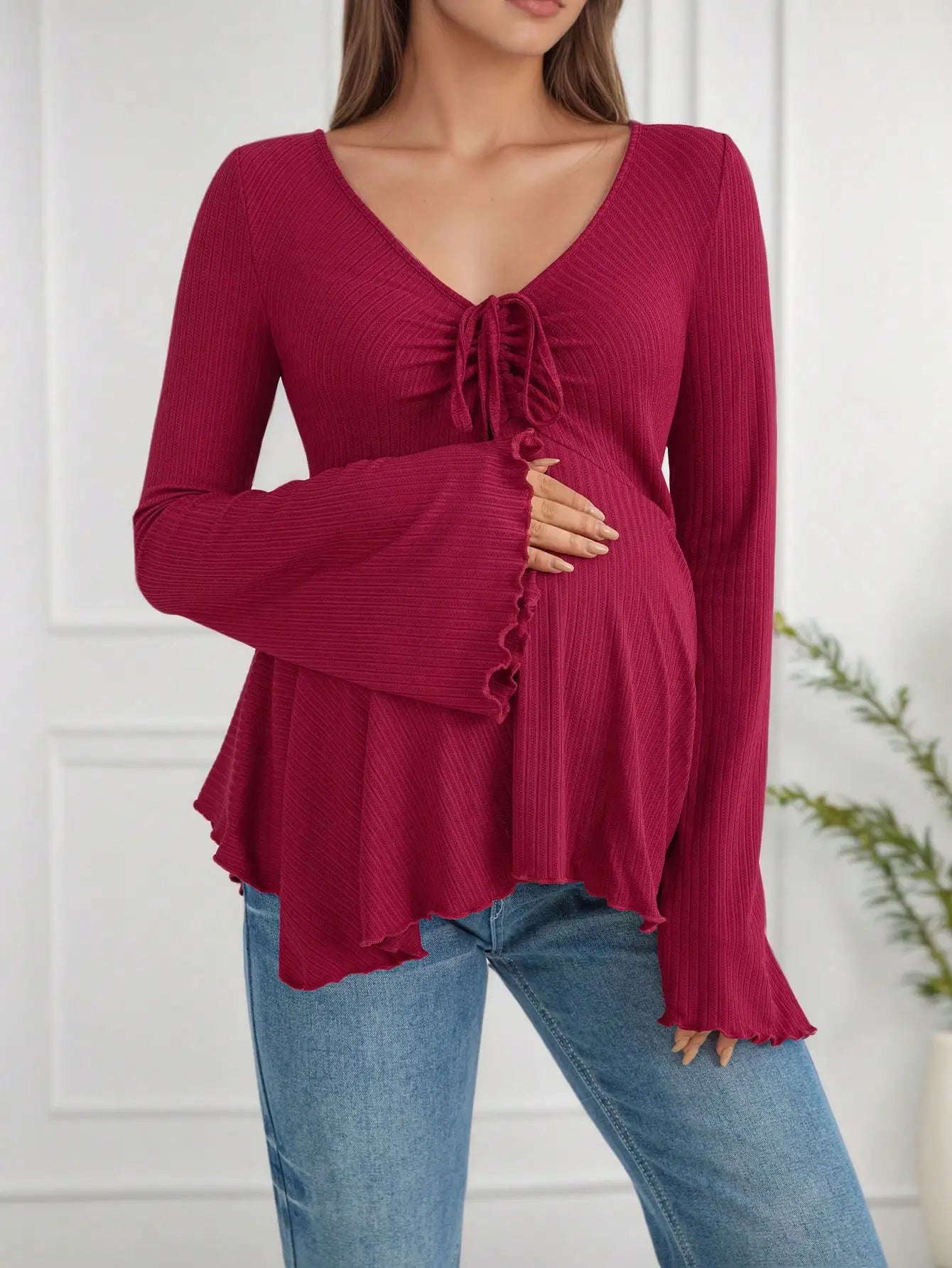 Long Sleeve Stretchy Shirt