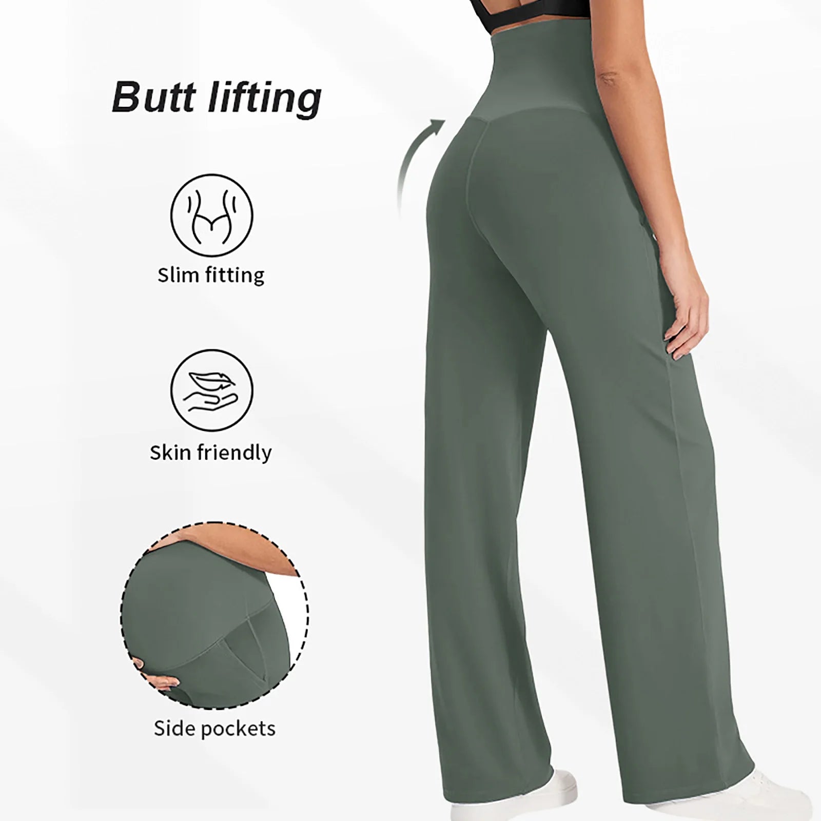Maternity Wide Leg Pants