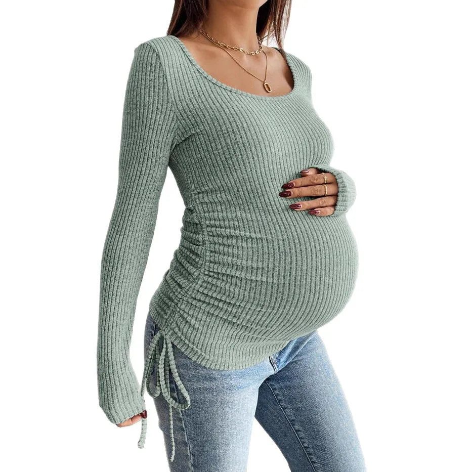 Maternity Knitted Long Sleeve Top