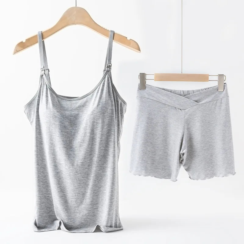 Nursing Tank Camis with Short