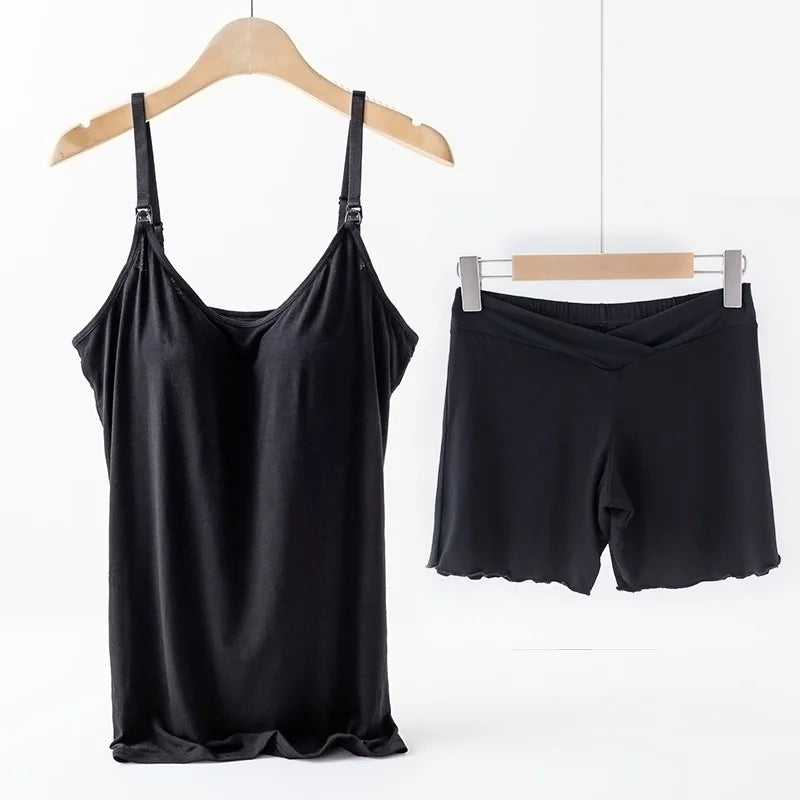 Nursing Tank Camis with Short