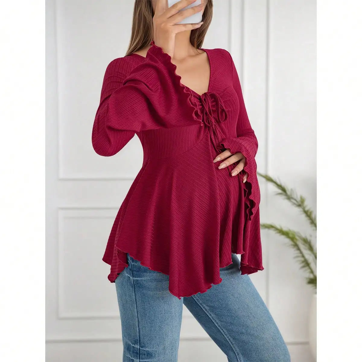 Long Sleeve Stretchy Shirt