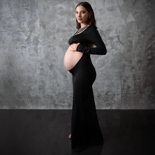 Elegant Maternity Bodycon Dress