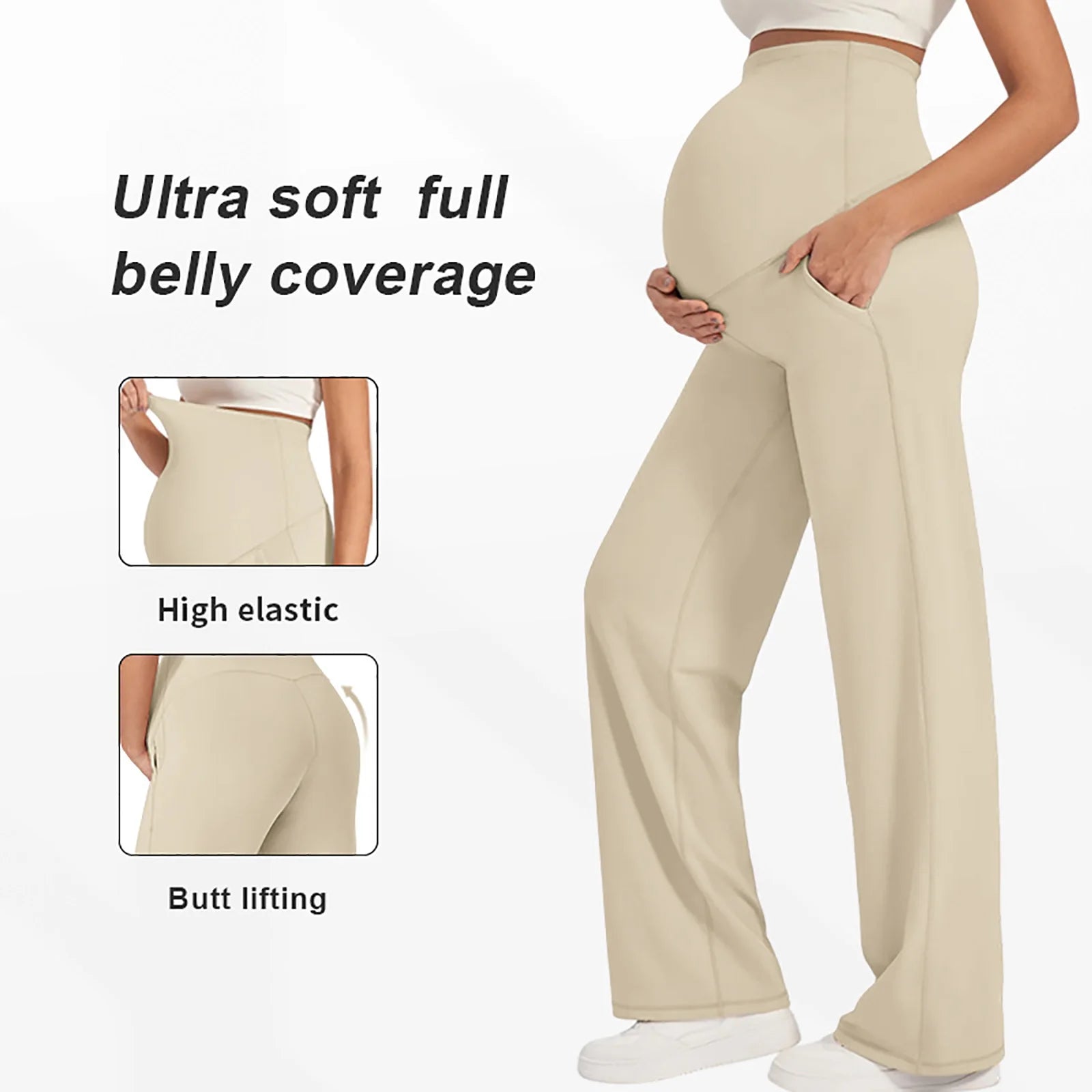 Maternity Wide Leg Pants
