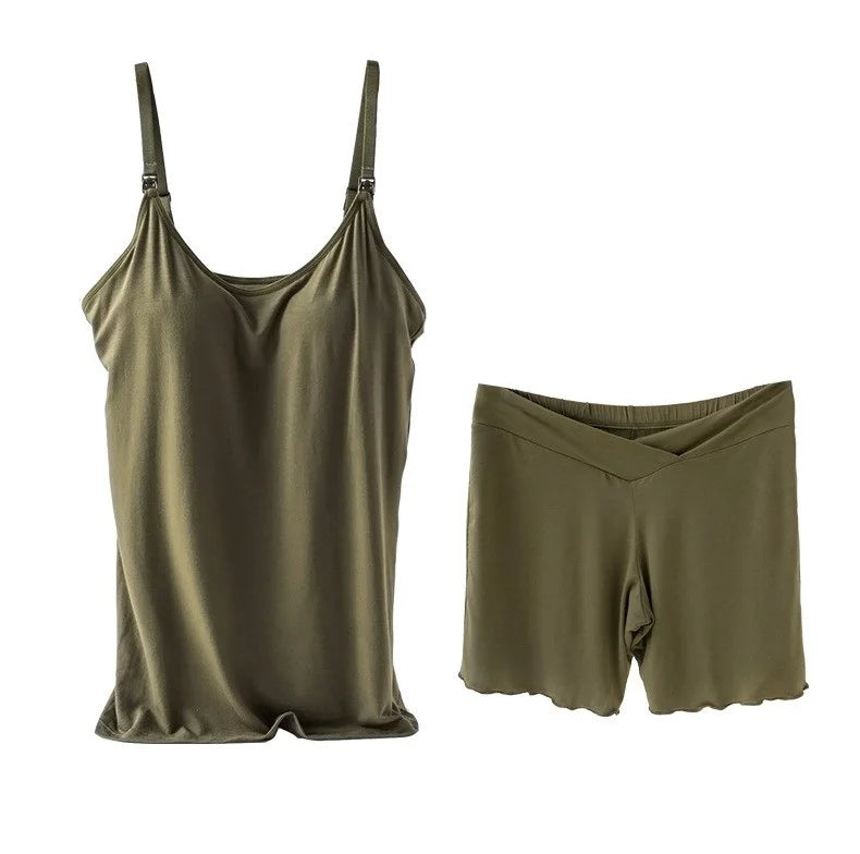 Nursing Tank Camis with Short