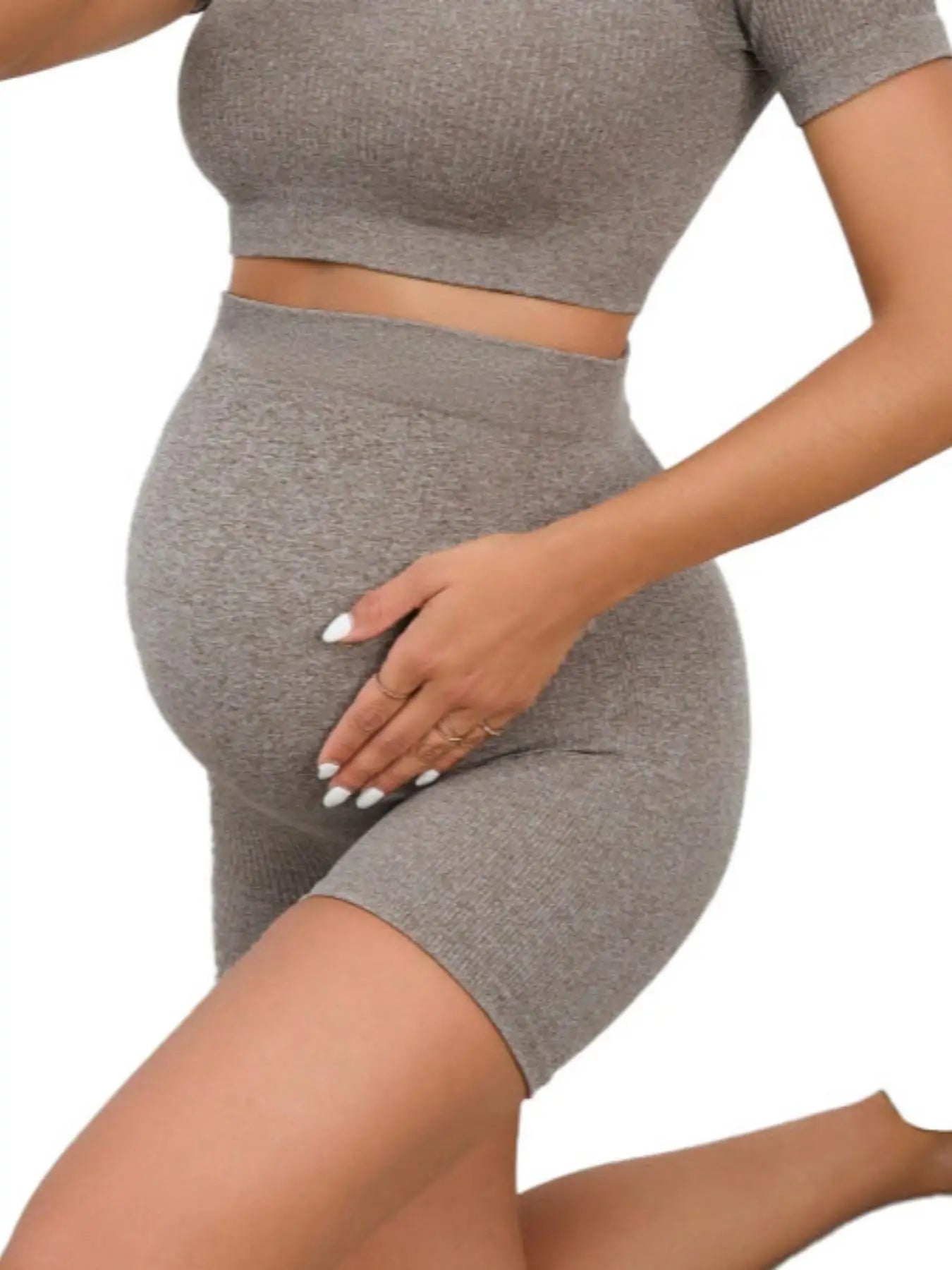 2-Pack Maternity Biker Shorts