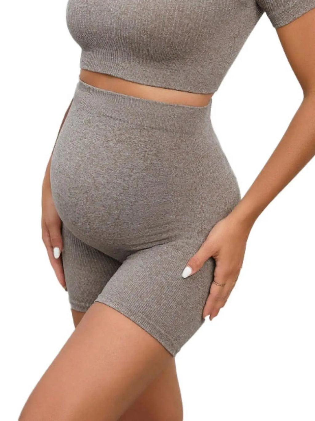 2-Pack Maternity Biker Shorts