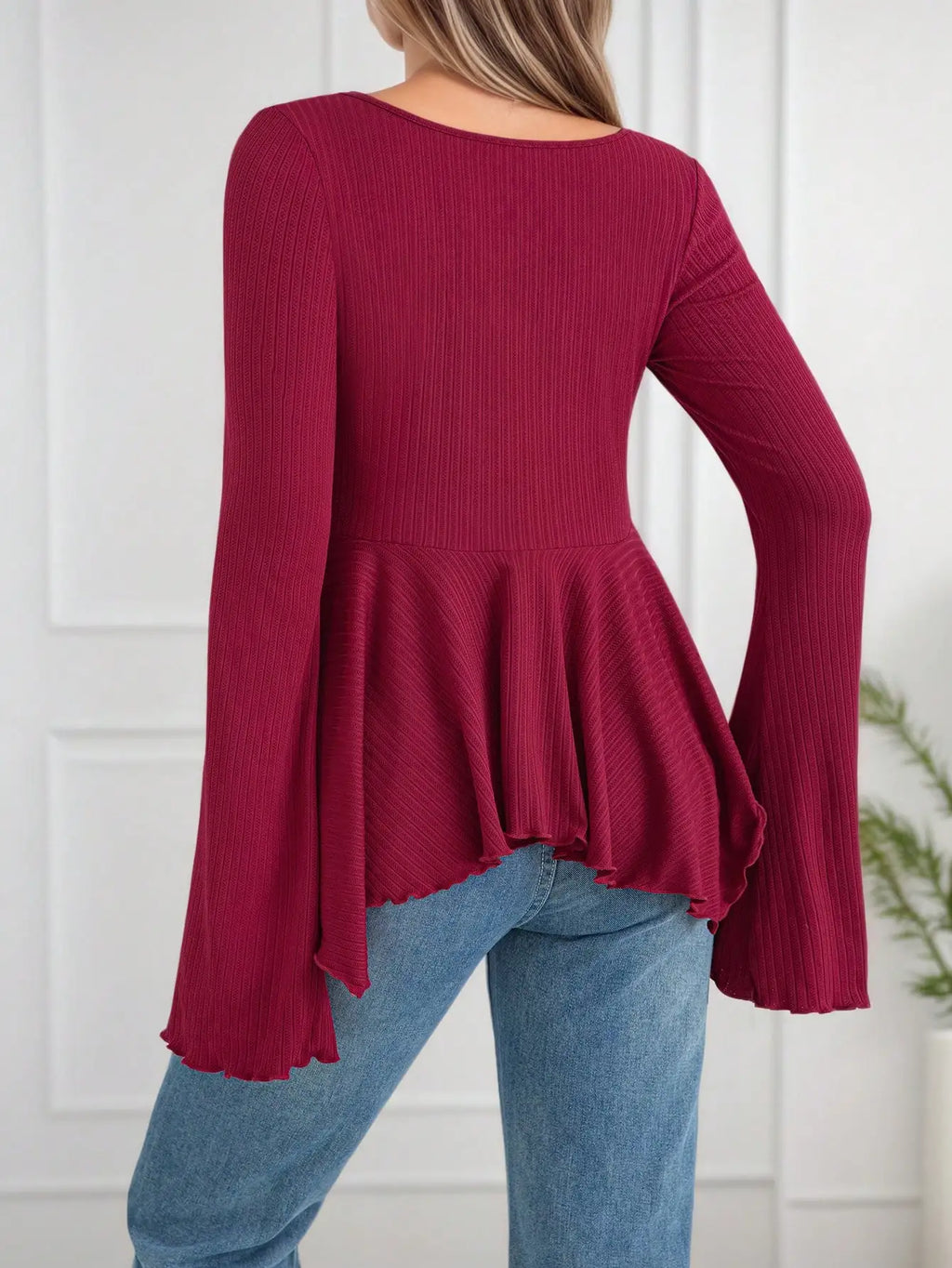 Long Sleeve Stretchy Shirt